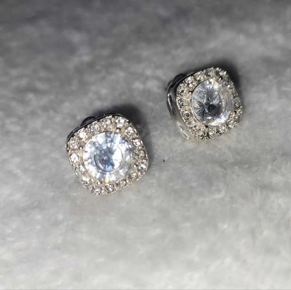 Cubic zirconia earrings - Picture 1 of 4